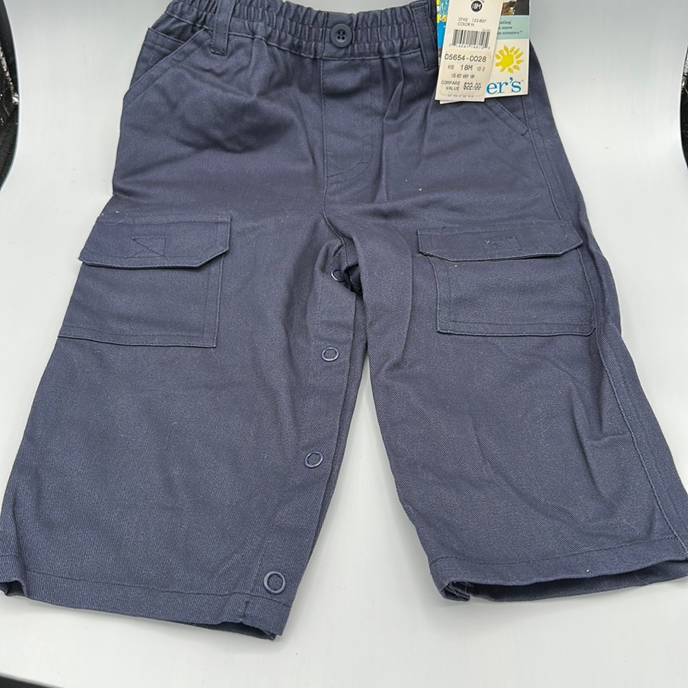 Carter's Navy Cotton Pants 18M NWT!